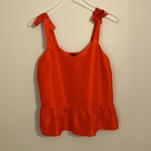J. Crew Silk Tie Straps Top Size 0